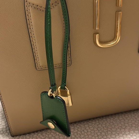 Marc Jacobs Beige Satchel with Gold Accents - Picture 12 of 13